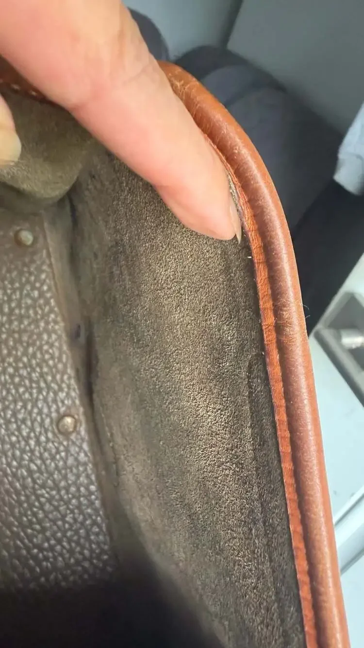 Vintage Dooney & Bourke All-Weather Leather Essex Crossbody Bag